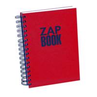 Zap book Bloc RI 14,8x21 Uni 80g 160 feuilles blanches Coloris de couverture aléatoire