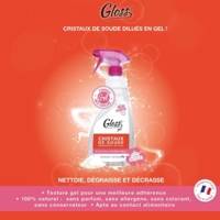 Pistolet 750 ml Gel cristaux de soude dilué