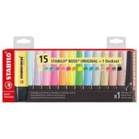 Surligneur BOSS ORIGINAL, set de table de 15