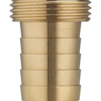 Raccord cannelé en laiton - mâle ø26 x 34 mm - Gedimat