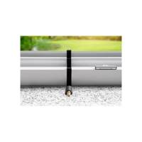 Câble Passe-fenêtre SMA femelle femelle –  plat coaxial HF 1.13 – pour antenne 5G, LTE / 4G