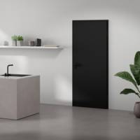 Bloc-porte tubulaire FENIX décor Nero ingo Hui.70 à 80 mm - 204 x 73 cm - Gedimat - WESTAG