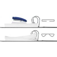 Agrafeuse à plat Nexxt 5505,capacité:30 feuilles, bleu - LEITZ