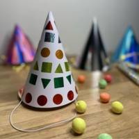 Paquet de 1760 Gommettes  3 formes géométriques 8 couleurs taille 9mm