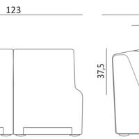 Canapé RUBY 2 Places sans accoudoir – ArtProg