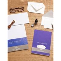 Paquet de 50 feuilles A4 Vergé 160g Blanc - G.LALO