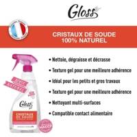 Pistolet 750 ml Gel cristaux de soude dilué