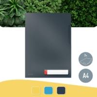 Lot de 3 Pochettes Coins Confidentialité A4 PP Cosy Gris