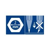 Crayon Papier Mars Lumograph 100 Mine 2 mm Bleu 9B