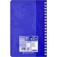 Carnet Répertoire Spirale 110x170mm Quadrillé 100 Pages 90g Coloris Aléatoire