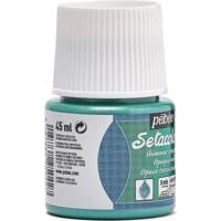 Flacon 45 ml Peinture SETACOLOR opaque pour textiles TURQUOISE moiré