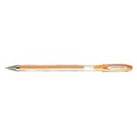 Roller encre gel Signo UM120AC pointe moyenne 0,7mm Orange Pastel - Uni-Ball