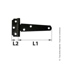 Penture anglaise légère noire ép.1,5mm - Gedimat - AFBAT