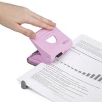 Perforatrice 2-Trous en Métal 25 Feuilles, Rose