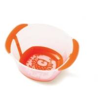 Bol micro-onde transparent avec bordure opaque par lot de 12