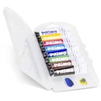 Tube Aluminium 12ml Gouache - 8 Couleurs dans une Boite de Rangement