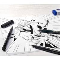 Feutre encre de Chine PITT artist pen Manga Shônen étui 6