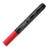 Marqueur pointe moyenne FREE acrylic T300 rouge foncé - STABILO