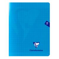 Cahier MIMESYS Piqué Polypro 17 x 22 cm 48 pages 90g Séyès Coloris Aléatoire - Clairefontaine