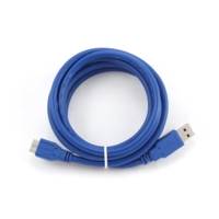 Cable USB M - Micro USB M 50 cm bleu