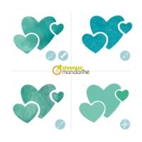 Pochoir enfant noël 2 format 150x150mm translucide set 6 unités