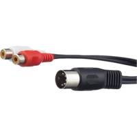 Câble Adaptateur DIN 5 pin / 2xRCA  0.2 m