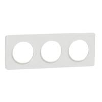 Plaque de finition 1 poste blanc 9003 ODACE TOUCH - Gedimat - SCHNEIDER ELECTRIC