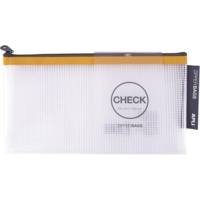 Sac à Fermeture Eclair Zipper Bag Format Chèque Coloris Aléatoire