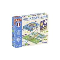 Jeux de Puces - 4 jeux - Puces en bois - JEUJURA