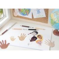 Lot de 3 Crayons de couleur Children of the World