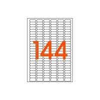 Etui A5 ( 16F ) de 2304 étiquettes multi-usage Permanentes 8x20 mm Blanc