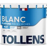 Peinture plafonds mat intense blanc - Gedimat - TOLLENS