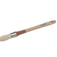 Brosse à rechampir professionnelle ronde pointe effilée fibres synthétiques toutes peintures N°4 diam.25 mm sous pochette de 1 pièce - Gedimat - NESPOLI