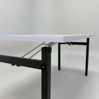 Table pliable Tambu 160x80cm blanc - intérieur - RestooTab