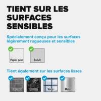 Pack 2 Clous AdhésifPowerstrips 2Kg pour papier peint et plâtre