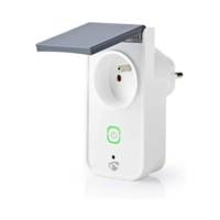 Prise Extérieure Intelligente Wi-Fi Anti-Éclaboussure IP44 Contrôleur de Puissance Prise Type E (Française) 16 A