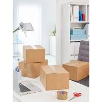 Dévidoir manuel d'emballage "Pack" + 1 rouleau havane inclus 66 m x 50 mm