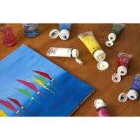 Tube 250ml Peinture Studio Acrylique Haute Viscosité Jaune Primaire Opaque - PÉBÉO
