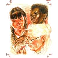 Feutres Pitt Artist Pen, boîte de 6, couleurs de portrait