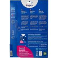 Boite de 200 bristols microperforés 190/m² en planche A4 pour badges 5,4x9 cm