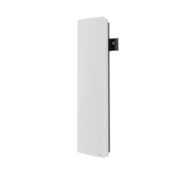 Radiateur connecté à inertie fonte+façade chauffante vertical HEKLA blanc - Gedimat - SAUTER
