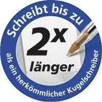 Pack 100 Stylos Bille Rétractable M10 Clic Pointe Moyenne Bleu