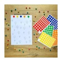 1944 Gommettes rondes