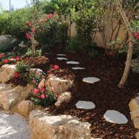 Pas japonais Floréal - 38 x 32 x 3,5 cm - sable - Gedimat