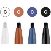 Pitt Artist Pen Lot de 4 stylos à encre de calligraphie Multicolore 2,5 mm