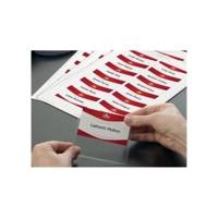 Boite de 240 bristols microperforés 190/m² en planche A4 pour badges 4x7,5 cm