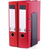 Lot de 2 Serre-archives étroits 14 x 12 x 24 cm Noir