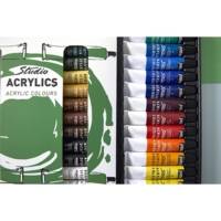 Etui de 24 tubes de peinture Studio Acrylics 12ML - PÉBÉO