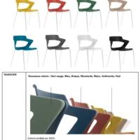 Chaise KAOMA coque plastique - Chaise d'intérieur - Mobilier scolaire