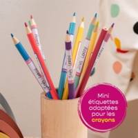 Sachet de 30 étiquettes stylos motifs magie - 50 x 10 mm